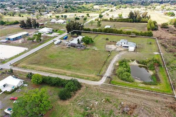 5 Acres of Land with Home for Sale in North Fort Myers, Florida