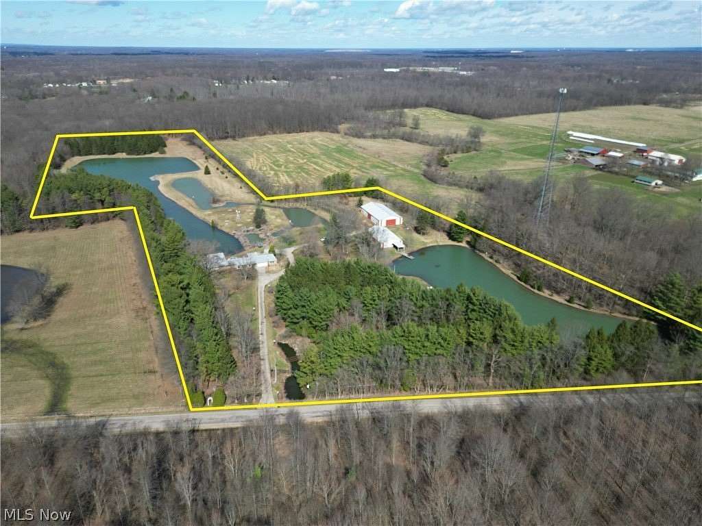 24 Acres of Land with Home for Sale in Lake Milton, Ohio