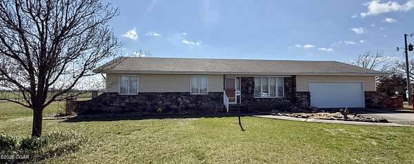 7 Acres of Land with Home for Sale in Mound Valley, Kansas