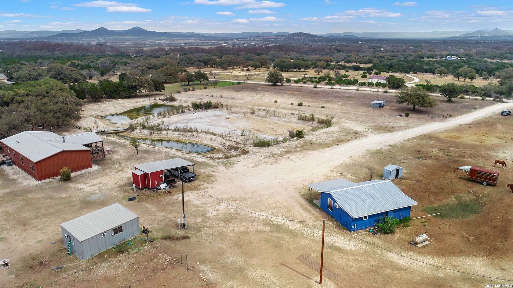 7 Acres of Land with Home for Sale in Utopia, Texas