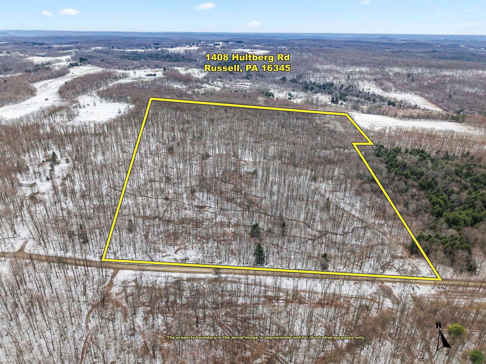 50 Acres of Recreational & Residential Land for Sale in Russell, Pennsylvania