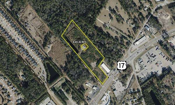 8.65 Acres of Commercial Land for Auction in Savannah, Georgia