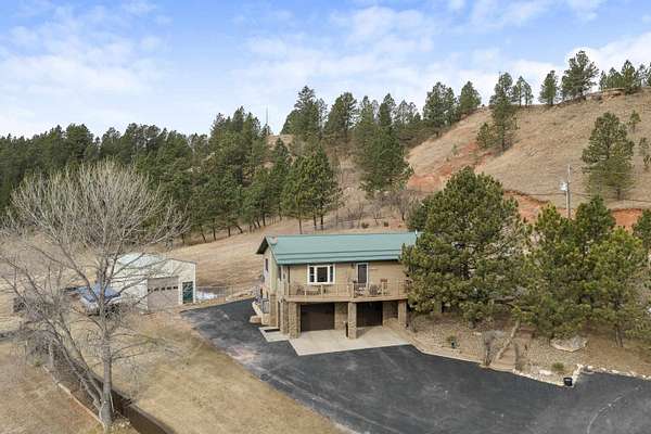 5.57 Acres of Land with Home for Sale in Hermosa, South Dakota