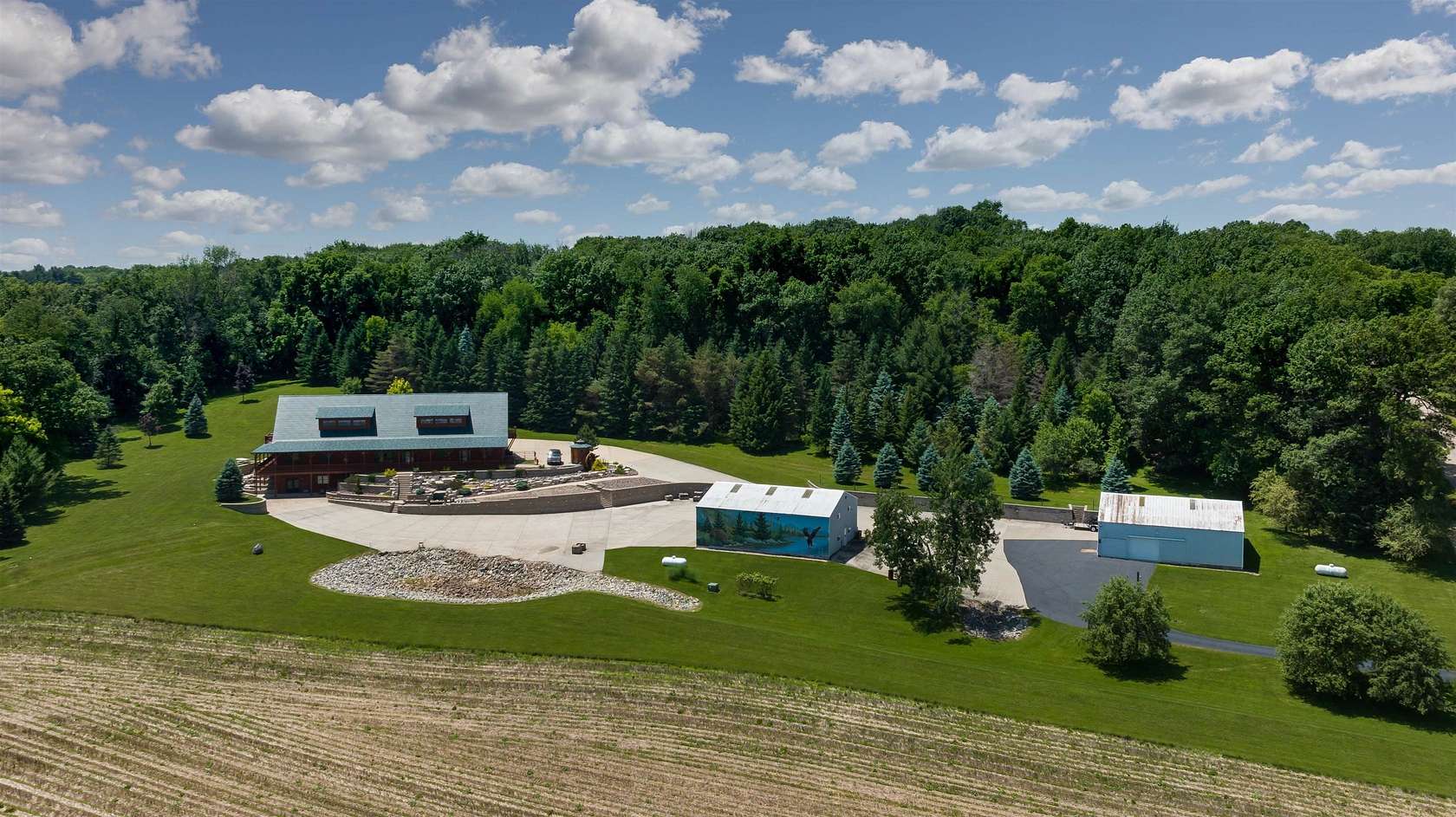 5 Acres of Land with Home for Sale in Markesan, Wisconsin