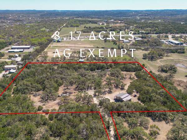 8.17 Acres of Land for Sale in Dripping Springs, Texas