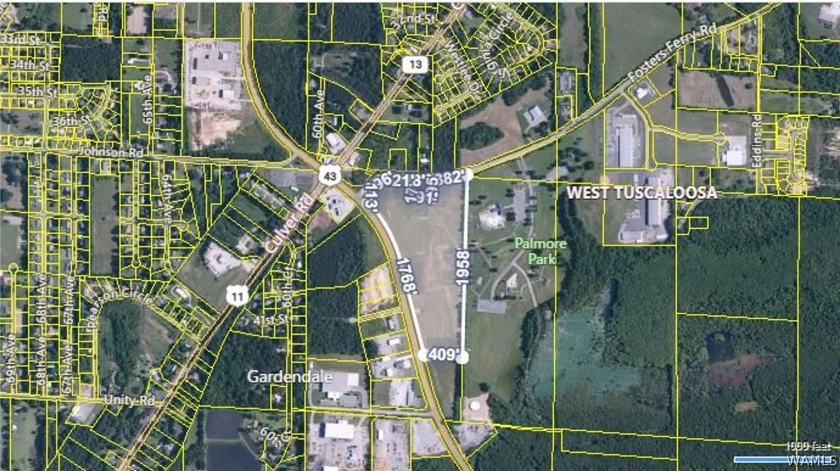 30.5 Acres of Commercial Land for Sale in Tuscaloosa, Alabama