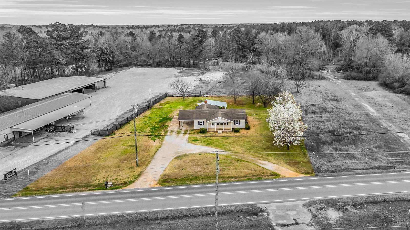 1.87 Acres of Land with Home for Sale in Columbus, Mississippi