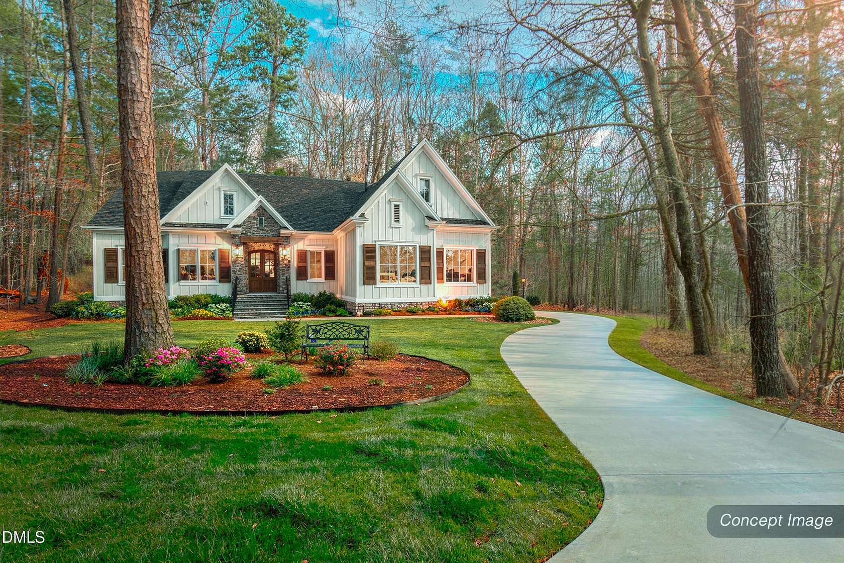 3.63 Acres of Land with Home for Sale in Pittsboro, North Carolina