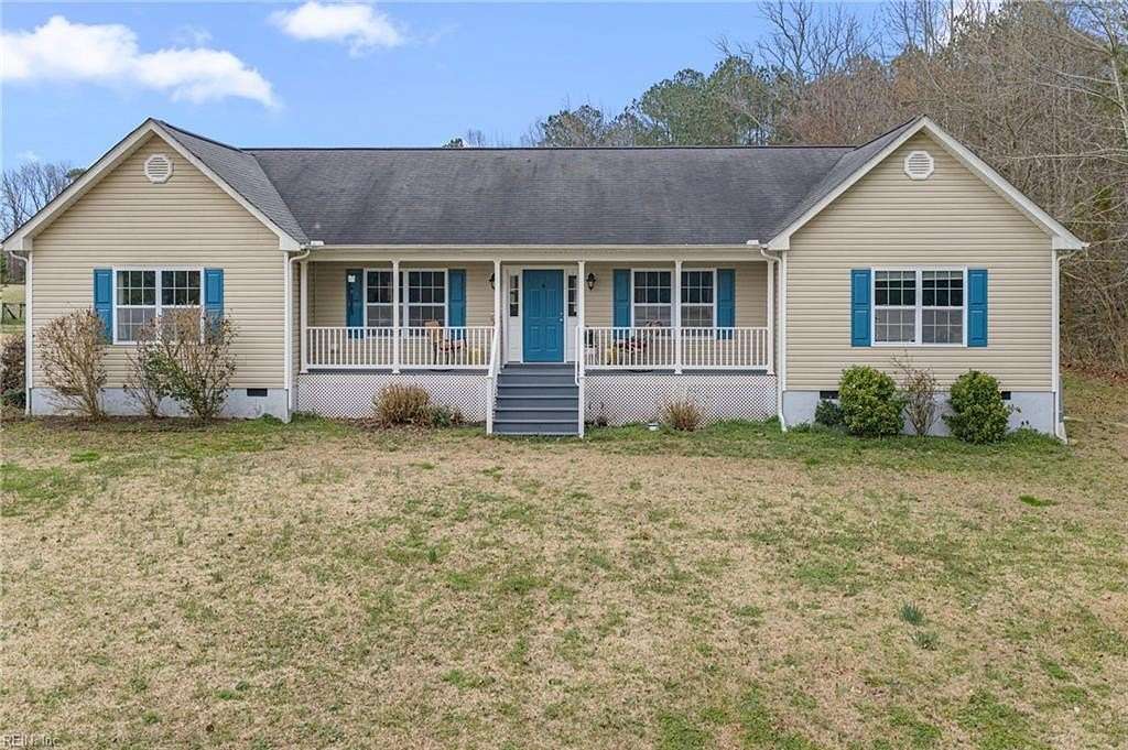 5.43 Acres of Land with Home for Sale in Ivor, Virginia