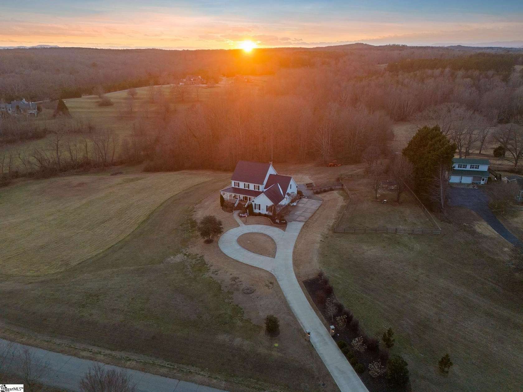 10.4 Acres of Land with Home for Sale in Landrum, South Carolina