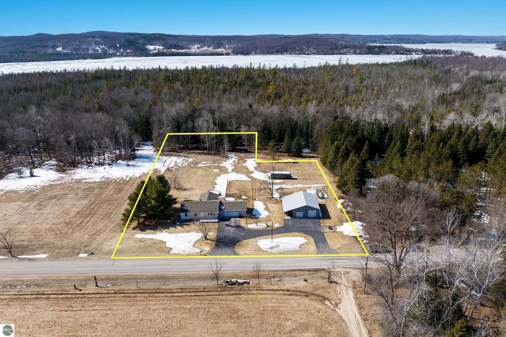 2.3 Acres of Land with Home for Sale in Bellaire, Michigan