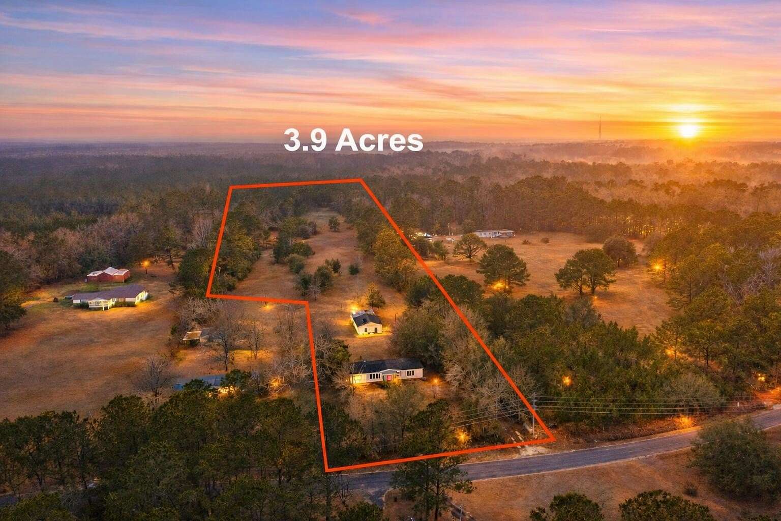 3.9 Acres of Land with Home for Sale in Cottageville, South Carolina