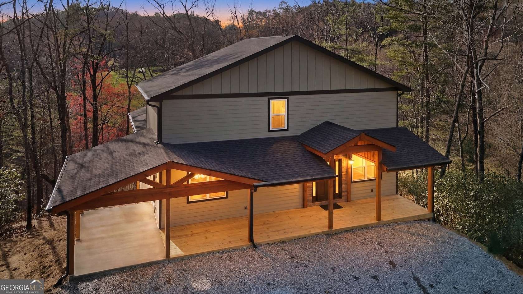 3.66 Acres of Land with Home for Sale in Clayton, Georgia