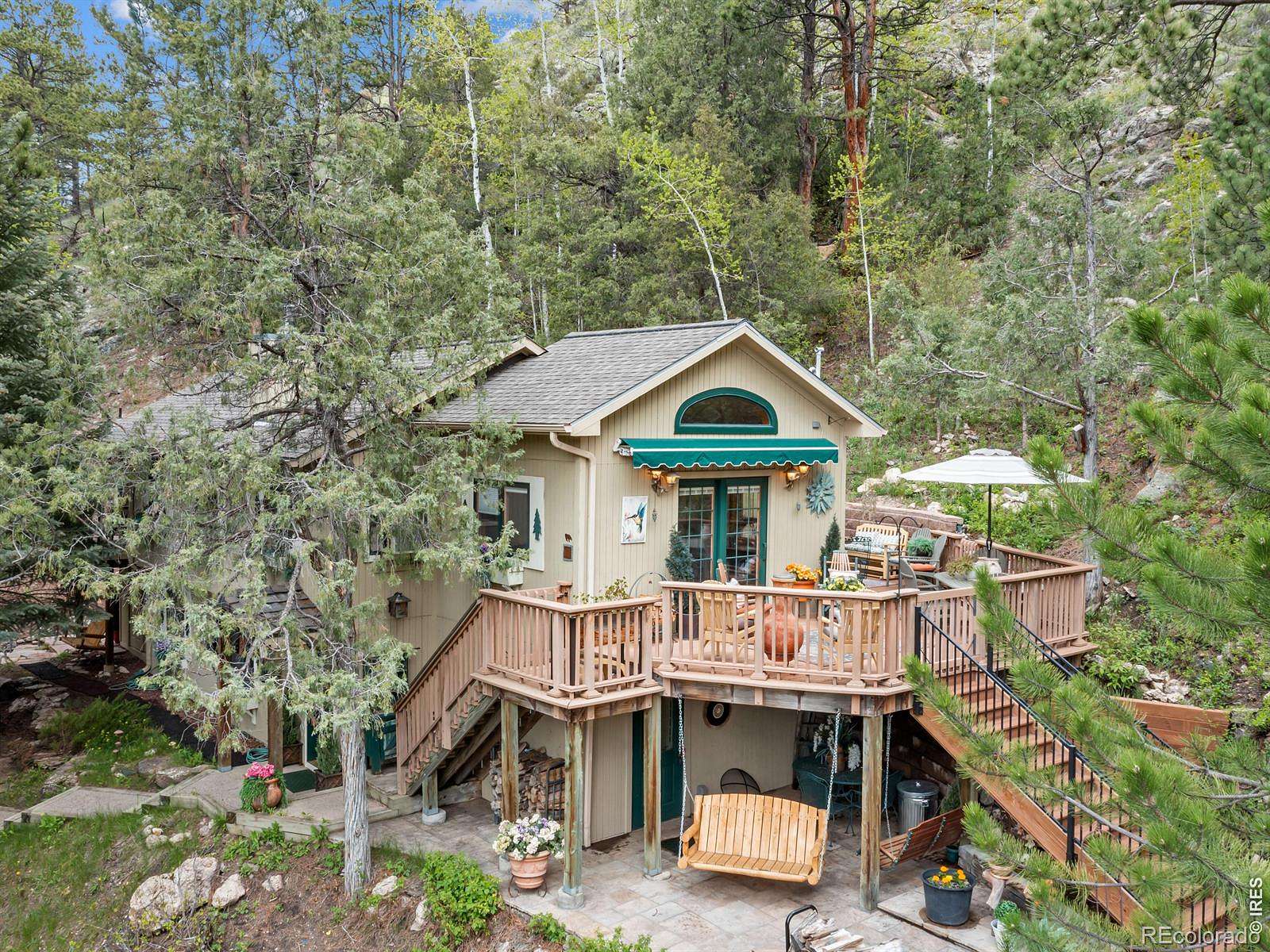 2.36 Acres of Land with Home for Sale in Glen Haven, Colorado