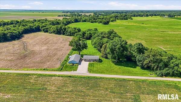 2 Acres of Land with Home for Sale in Virden, Illinois
