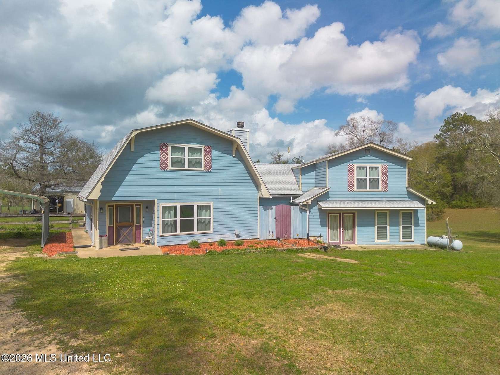 11.5 Acres of Land with Home for Sale in Perkinston, Mississippi