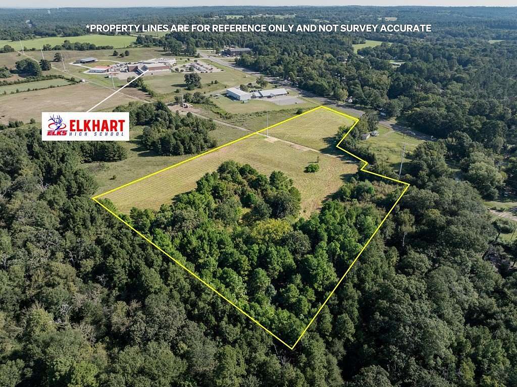 12.4 Acres of Commercial Land for Sale in Elkhart, Texas