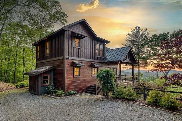 1.5 Acres of Land with Home for Sale in Mineral Bluff, Georgia