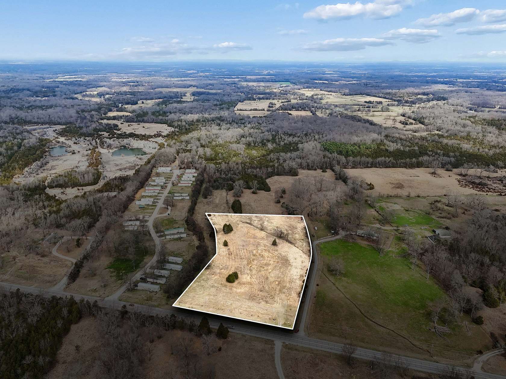 5 Acres of Commercial Land for Auction in Belfast, Tennessee