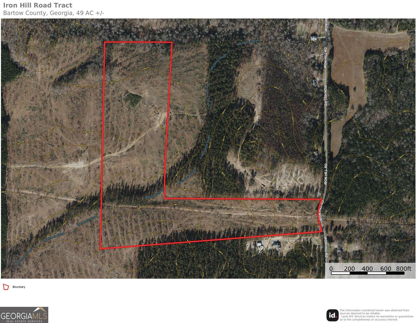 49.2 Acres of Land for Sale in Taylorsville, Georgia