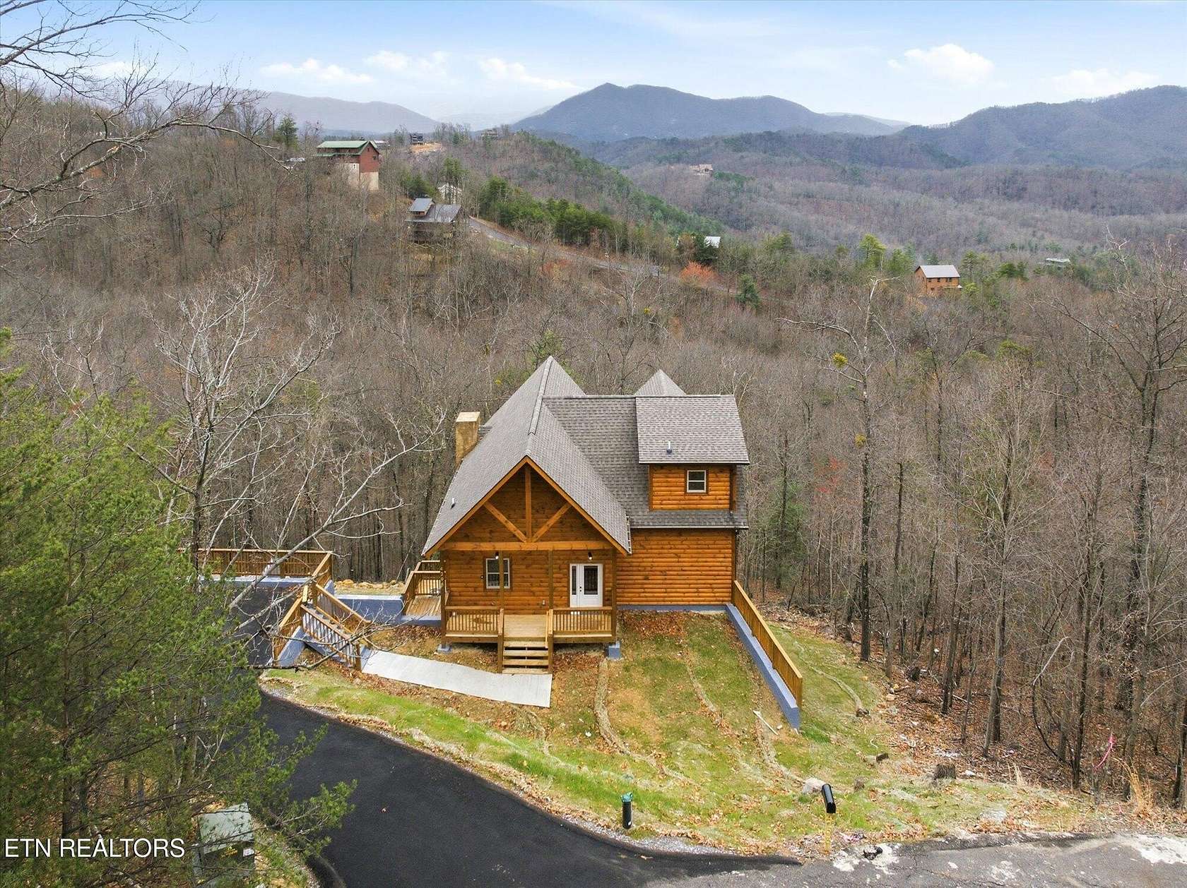 5.35 Acres of Land with Home for Sale in Sevierville, Tennessee