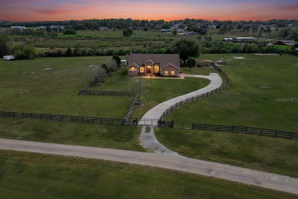 9.63 Acres of Land with Home for Sale in Clermont, Florida
