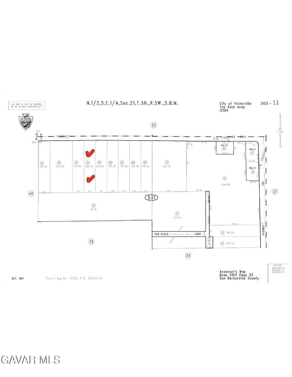 Land for Sale in Victorville, California
