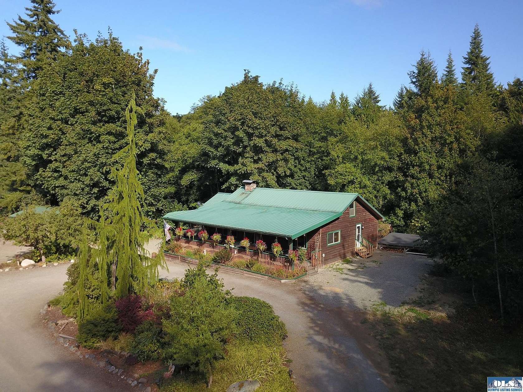 9.23 Acres of Land with Home for Sale in Port Angeles, Washington