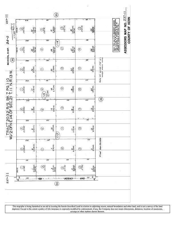 2.53 Acres of Land for Sale in Tehachapi, California