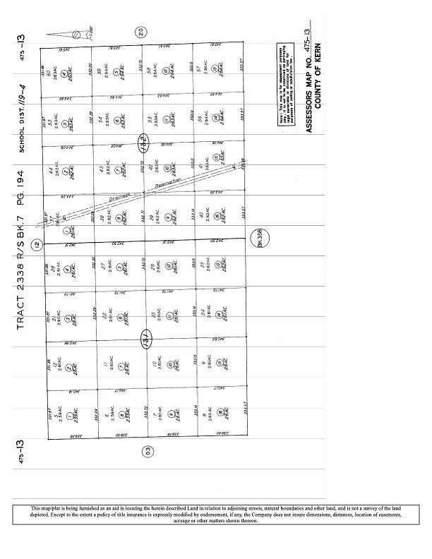 2.6 Acres of Residential Land for Sale in Tehachapi, California