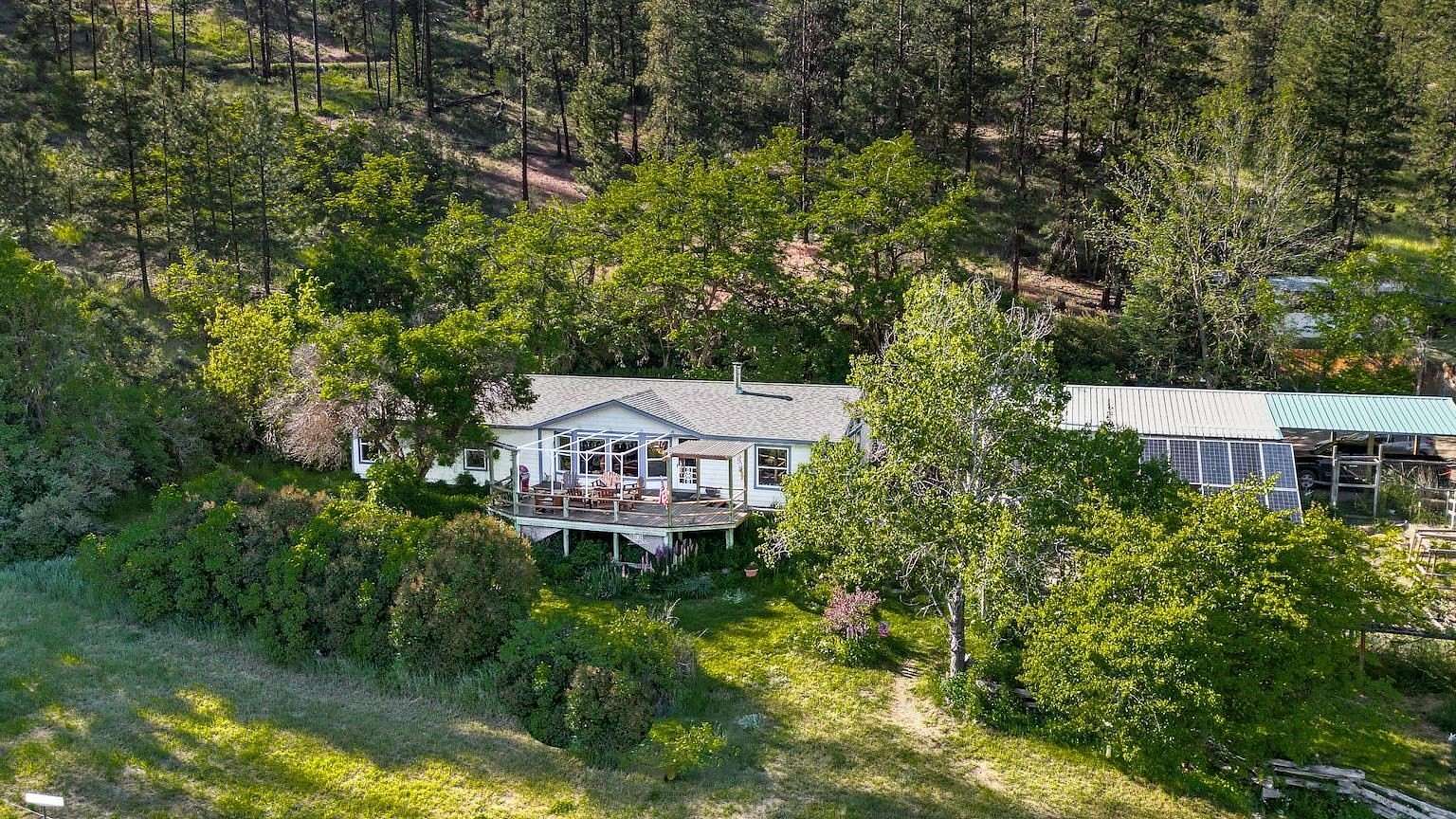 6.53 Acres of Land with Home for Sale in Davenport, Washington