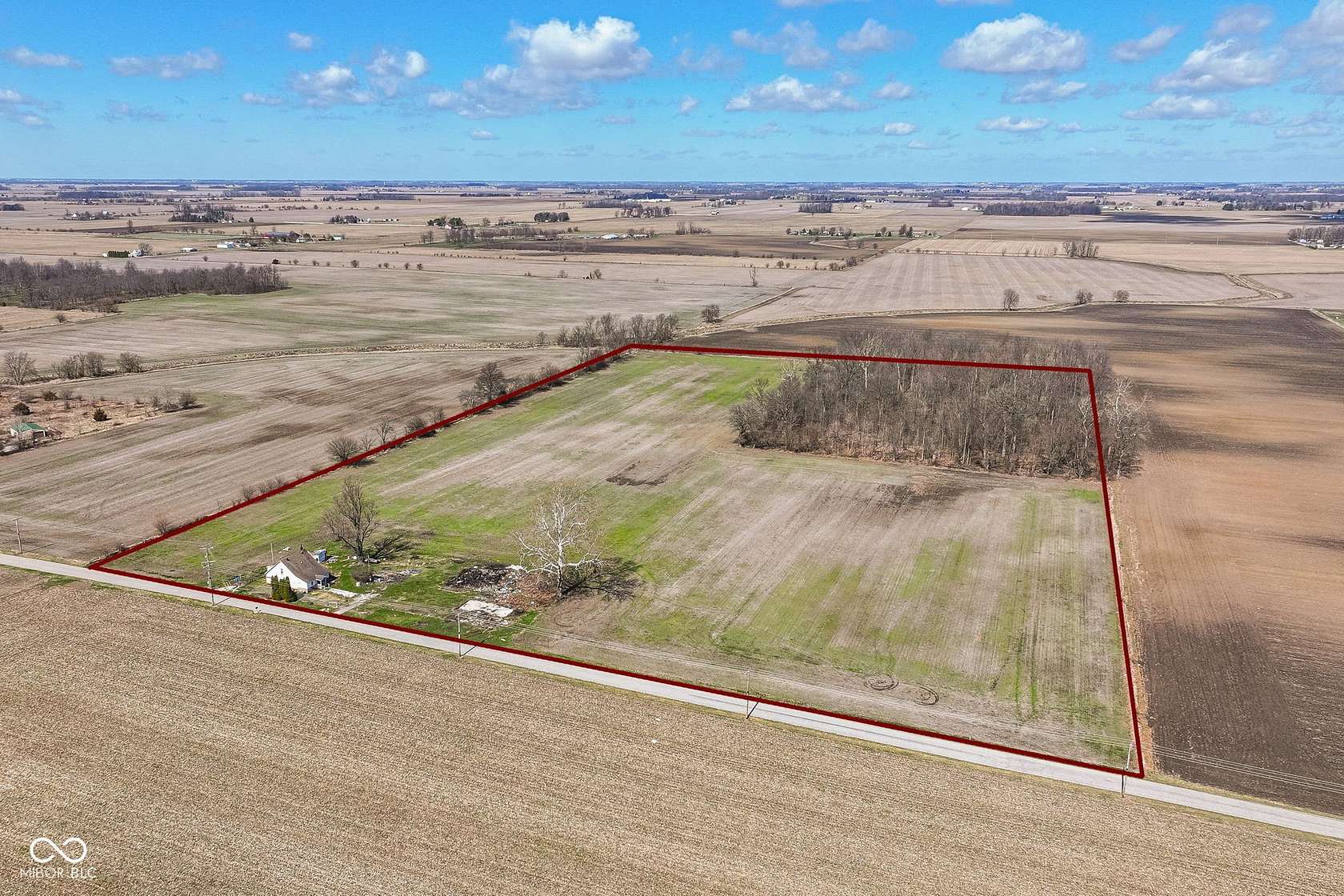 24.2 Acres of Land with Home for Sale in Whitestown, Indiana