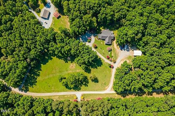 10.7 Acres of Land with Home for Sale in Rougemont, North Carolina