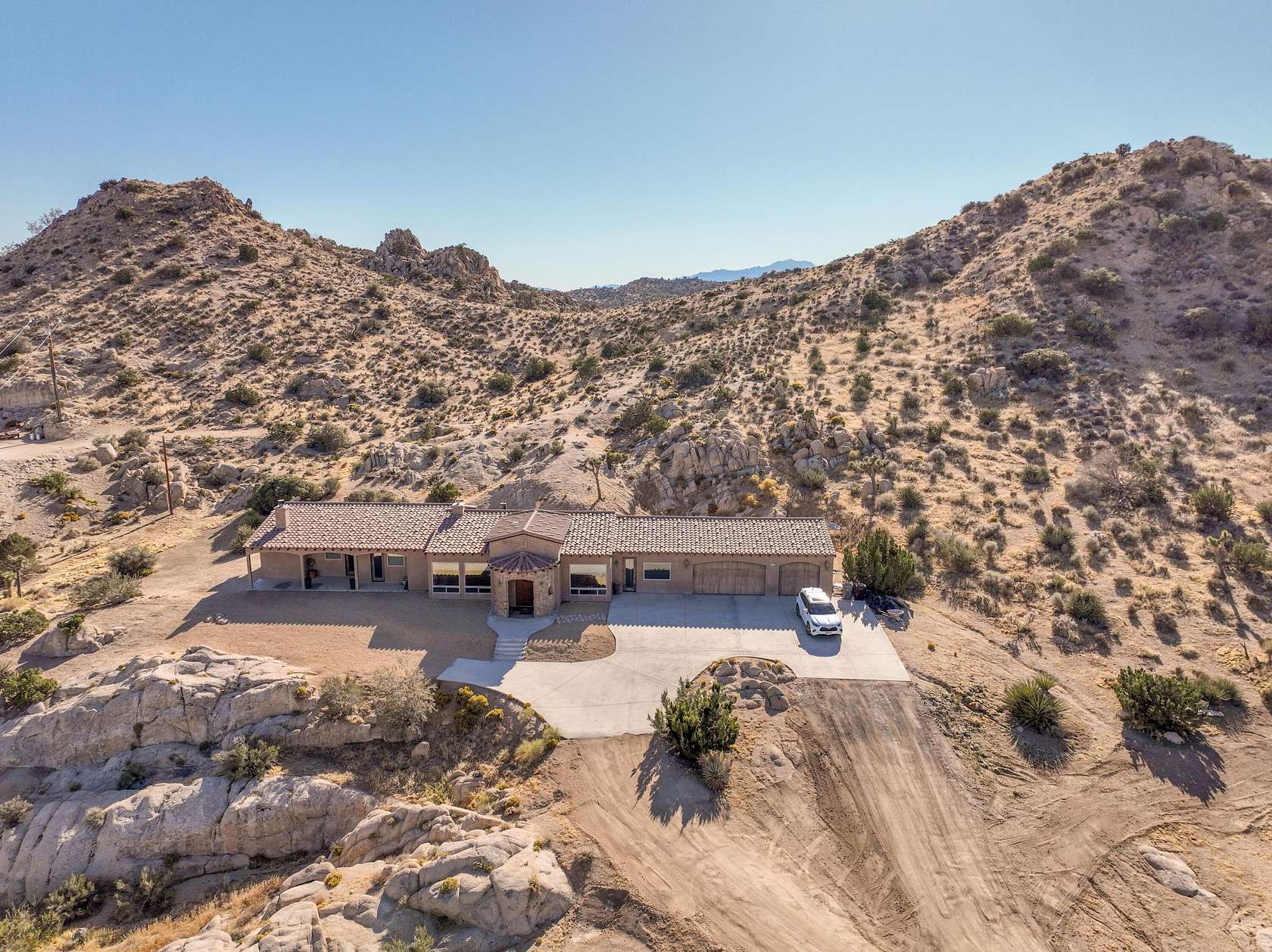 2.3 Acres of Land with Home for Sale in Yucca Valley, California
