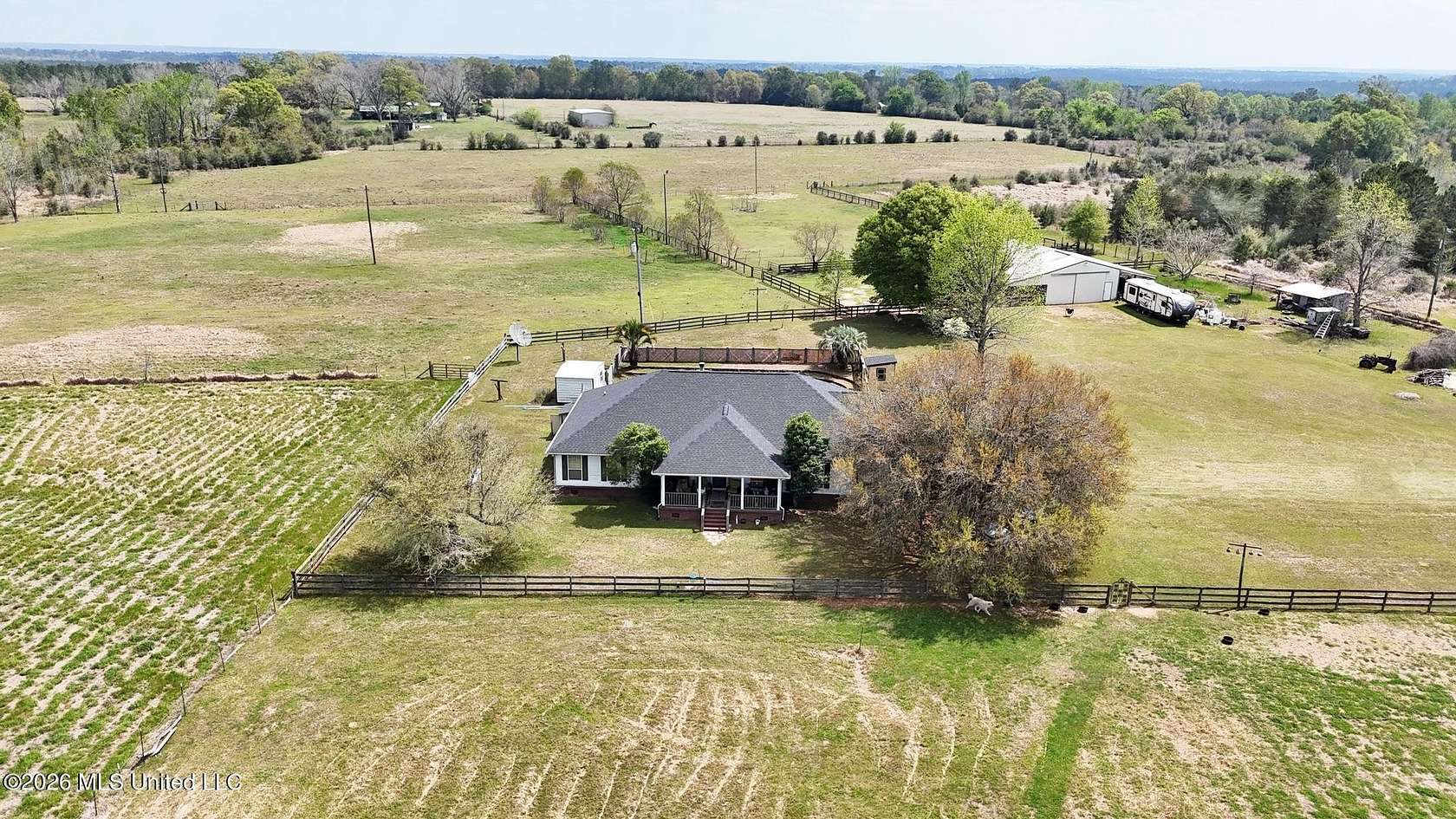 20 Acres of Agricultural Land with Home for Sale in Lucedale, Mississippi