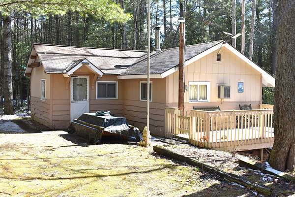 40 Acres of Recreational Land with Home for Sale in Chase, Michigan