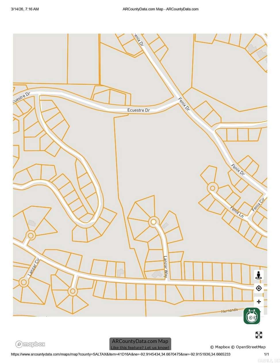 0.46 Acres of Residential Land for Sale in Hot Springs Village, Arkansas