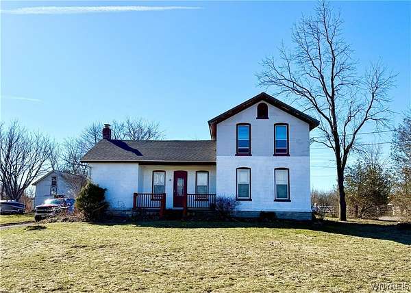 74 Acres of Agricultural Land with Home for Sale in Akron, New York