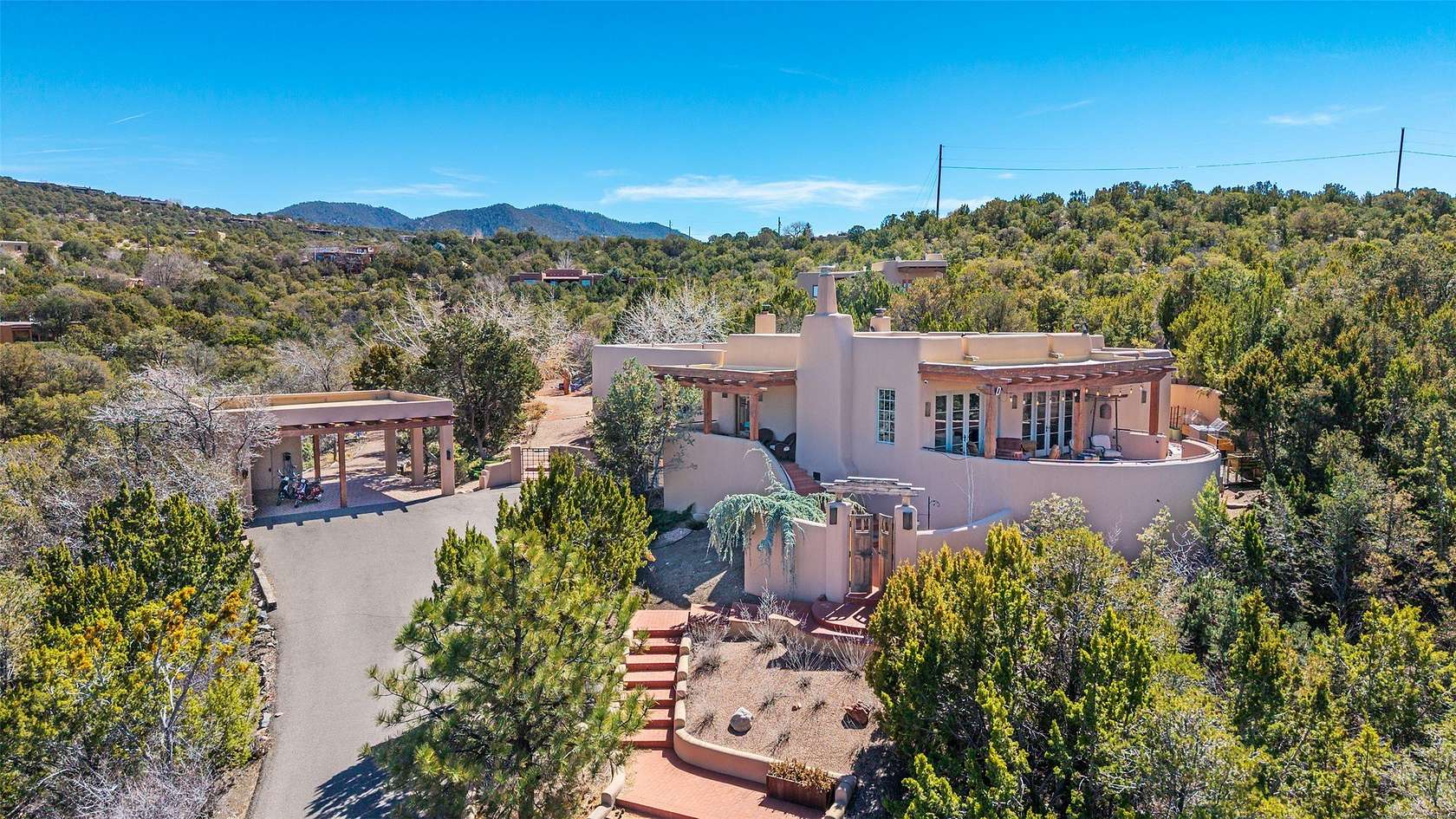 2.6 Acres of Land with Home for Sale in Santa Fe, New Mexico