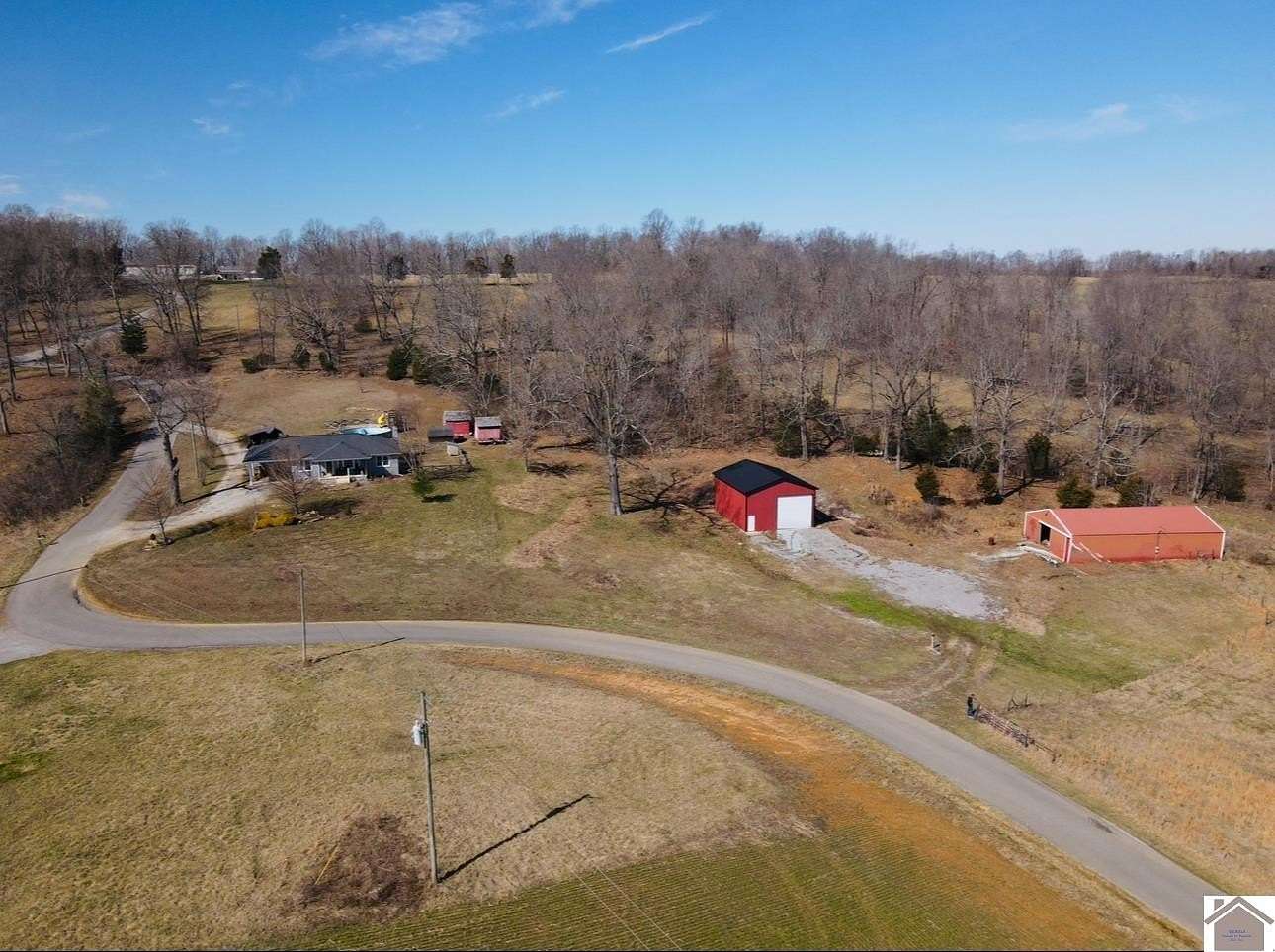 10.5 Acres of Land with Home for Sale in Princeton, Kentucky