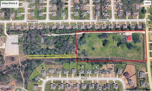 6 Acres of Residential Land for Sale in Prairie Grove, Arkansas