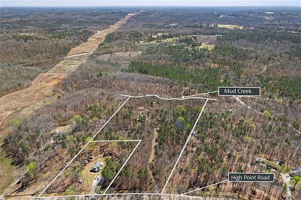 10.4 Acres of Land with Home for Sale in Villa Rica, Georgia