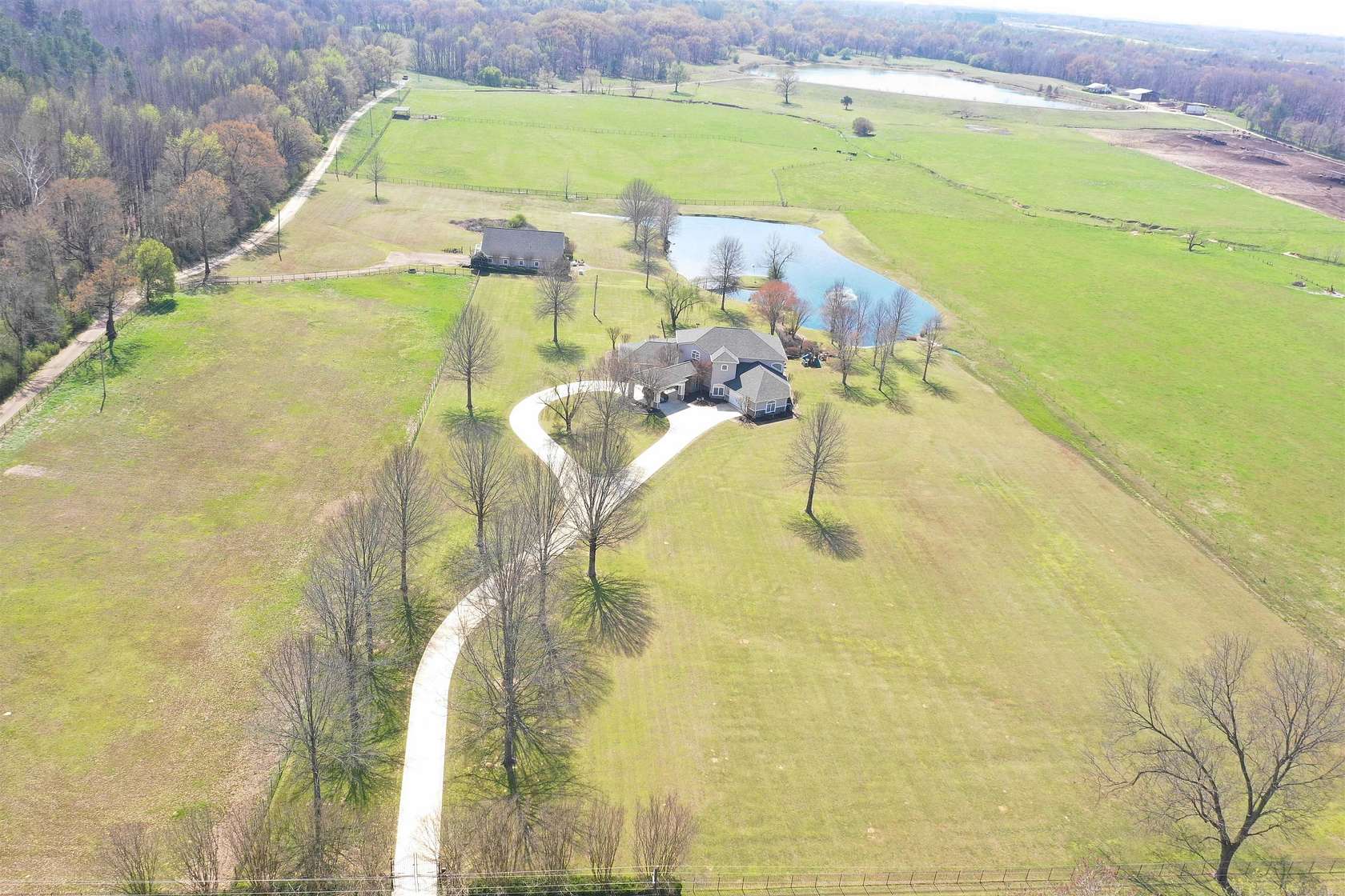 12.9 Acres of Land with Home for Sale in Piperton, Tennessee