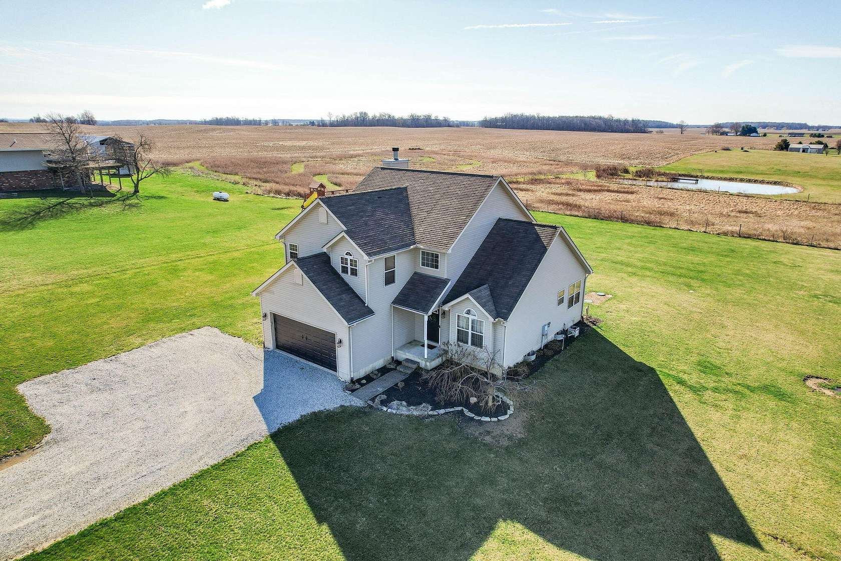 3 Acres of Land with Home for Sale in Maplewood, Ohio