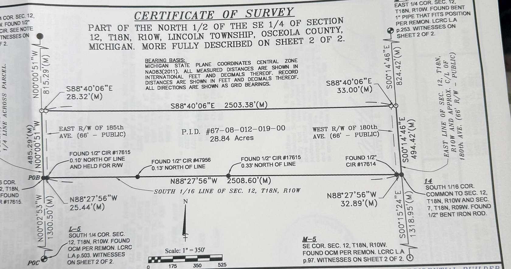 30 Acres of Land for Sale in Le Roy, Michigan