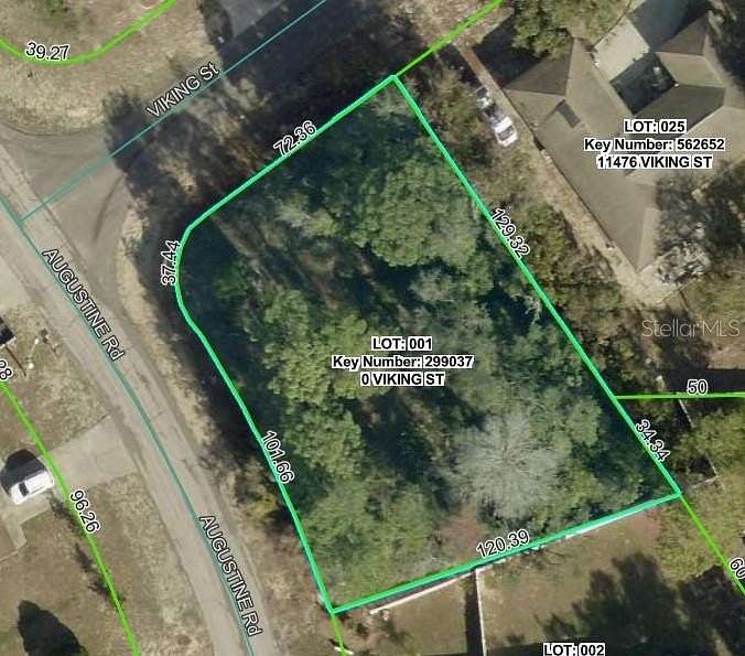 0.34 Acres of Residential Land for Sale in Spring Hill, Florida