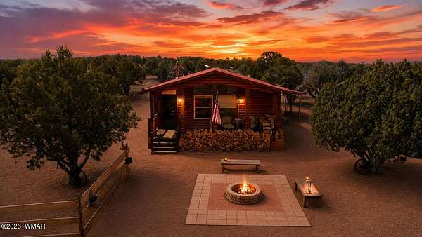 22.2 Acres of Land with Home for Sale in Concho, Arizona