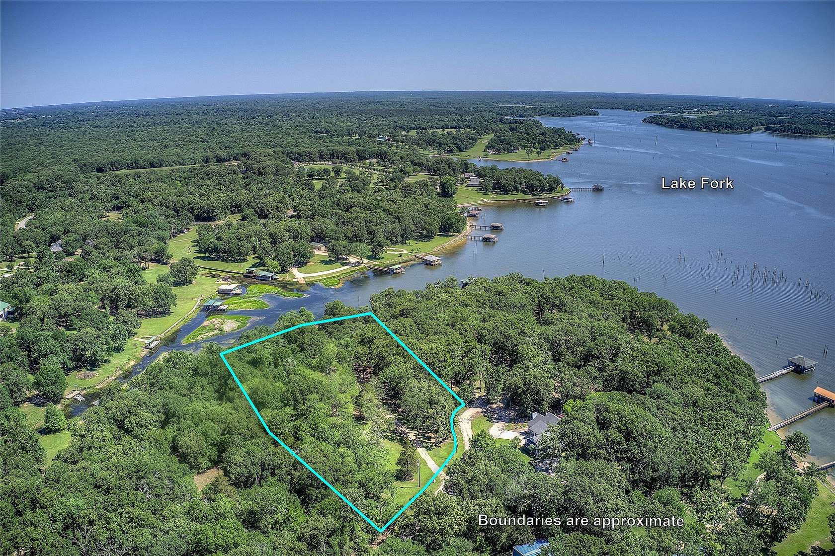3.48 Acres of Land with Home for Sale in Yantis, Texas