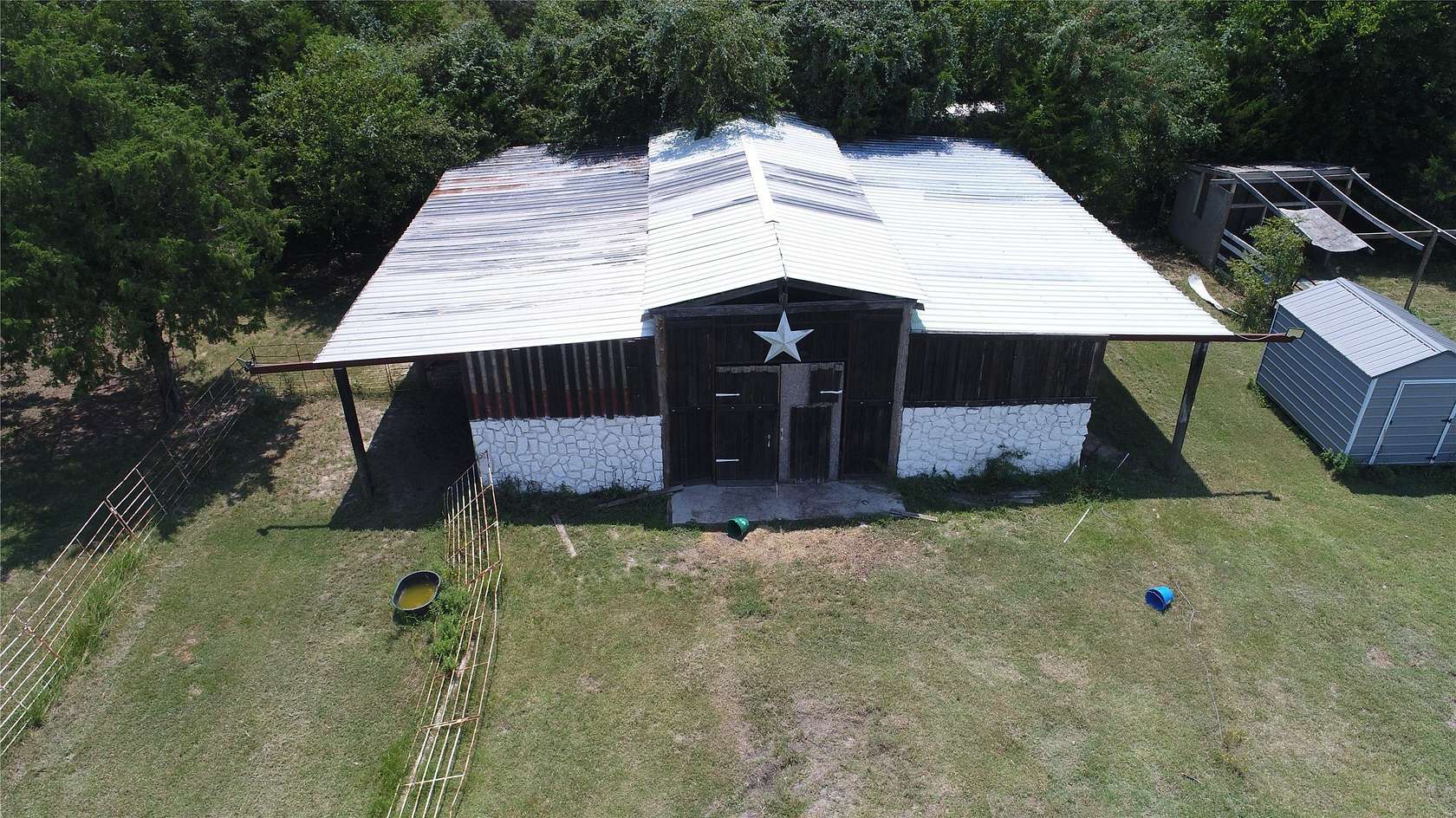 11.9 Acres of Land with Home for Sale in Richland, Texas