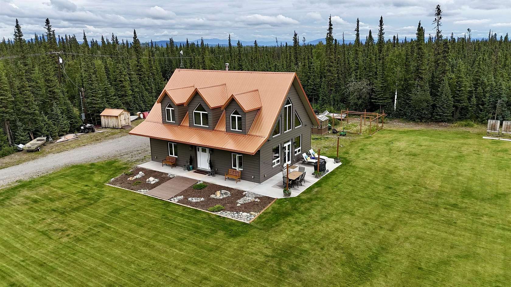 5.84 Acres of Land with Home for Sale in Delta Junction, Alaska